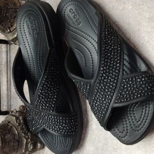 CROCS Ladies 8 Black
